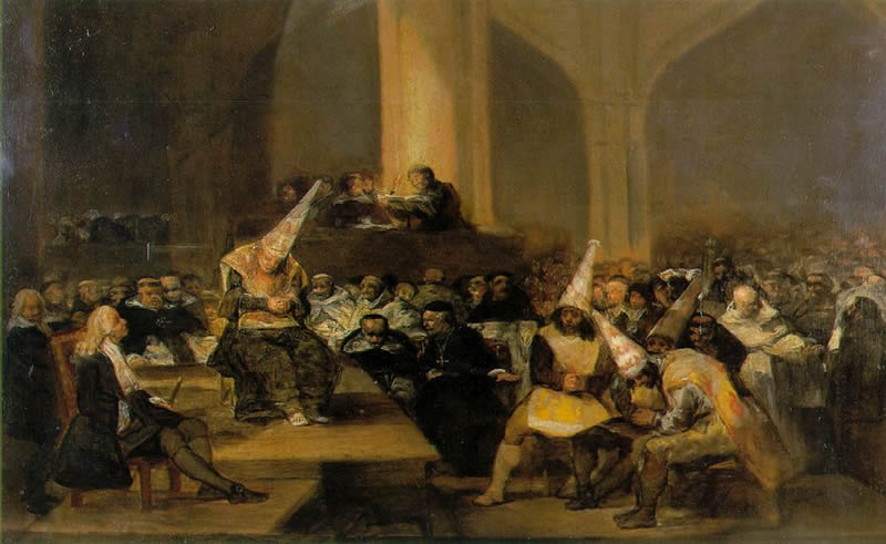 GOYA "Judicial Session Of The Inquisition"