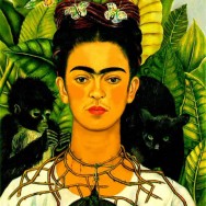 Frida Kahlo - Self-Portrait with Thorn Necklace and Hummingbird