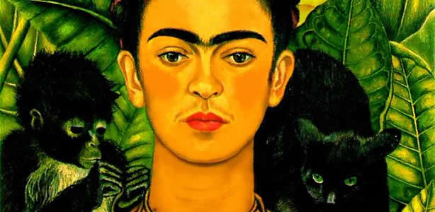 Frida Kahlo - Self-Portrait with Thorn Necklace and Hummingbird