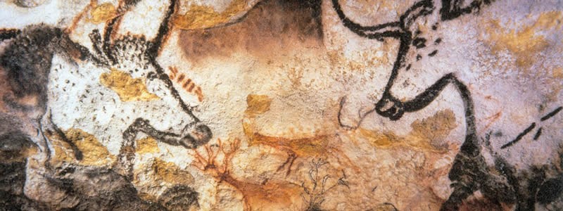 Lascaux cave painting of bulls