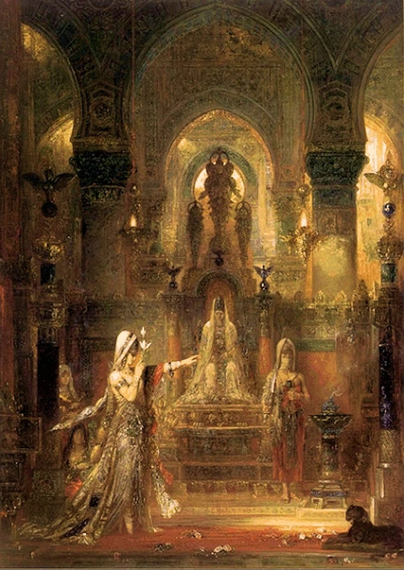 Salomé dancing before Herod by Gustave Moreau, 1876