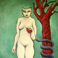 EVE, 2007 painting by Mary Woronov