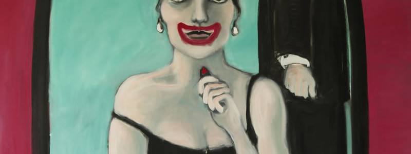 SMILE 2001 painting by Mary Woronov