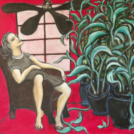 Red Room, 2012 painting by Mary Woronov