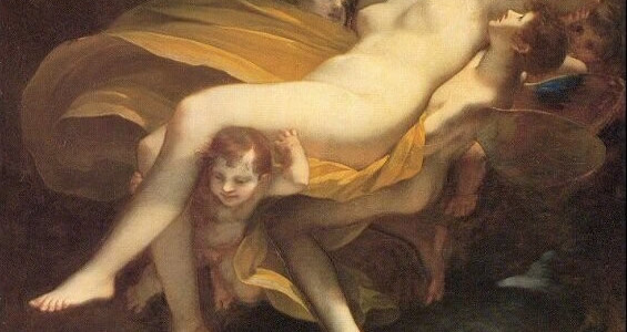 Pierre-Paul Prud'hon, The Abduction of Psyche by Zephrus to the Palace of Eros